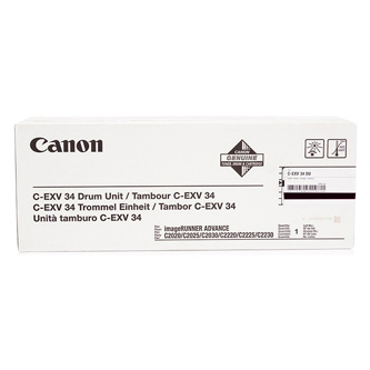 Obrazek Canon C-EXV 34 3786B003 válcová jednotka, barva náplně černá, výtěžnost cartridge 61000 stran