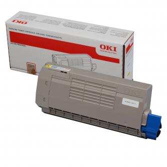 Obrazek Oki 44318605 originální tonerová kazeta, barva náplně žlutá, výtěžnost cartridge 11500 stran