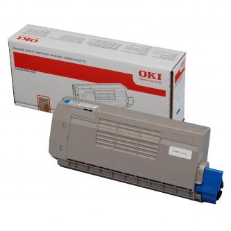 Obrazek Oki 44318607 originální tonerová kazeta, barva náplně azurová, výtěžnost cartridge 11500 stran