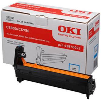 Obrazek Oki 43870023 válcová jednotka, barva náplně azurová, výtěžnost cartridge 20000 stran