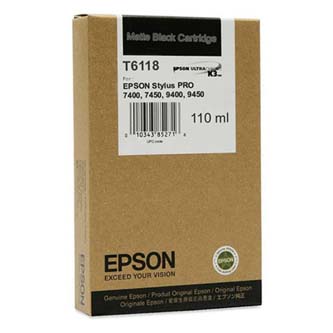 Obrazek Epson C13T611800 originální inkoustová kazeta, barva náplně černá