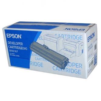 Obrazek Epson C13S050167 originální tonerová kazeta, barva náplně černá, výtěžnost cartridge 3000 stran