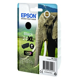 Obrazek Epson 24XL C13T24314012 originální inkoustová kazeta, barva náplně černá