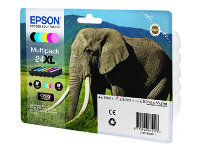 Obrazek Epson 24XL C13T24384011 originální inkoustová kazeta, barva náplně světle purpurová