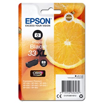 Epson 33XL originální cartridge, toner, náplň, barva Série pomeranč
