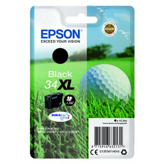 Epson 34XL originální cartridge, toner, náplň, barva Série Golf ball