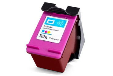 Obrazek HP 301 XL CH564EE kompatibilní inkoustová kazeta, barva náplně tříbarevná, výtěžnost cartridge 330 stran