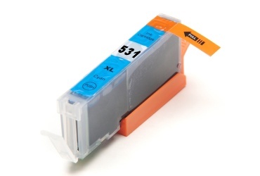 Obrazek Canon CLI-531C kompatibilní inkoustová kazeta, barva náplně azurová, výtěžnost cartridge 680 stran