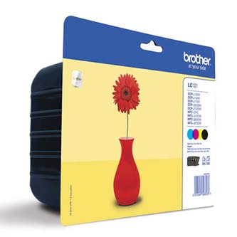 Brother LC121 Multipack LC121VALBP originální cartridge, toner, náplň, barva