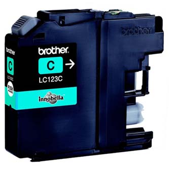 Brother LC-123C LC123C originální cartridge, toner, náplň, barva