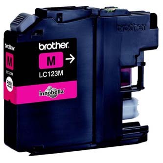 Brother LC-123M LC123M originální cartridge, toner, náplň, barva