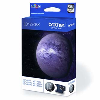 Brother LC1220 LC1220BK originální cartridge, toner, náplň, barva