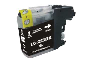 Brother LC-223BK LC223BK kompatibilní cartridge, toner, náplň, barva