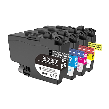 Obrazek Brother LC-3237 XL LC3237XL-MULTIPACK kompatibilní ink bottle, barva náplně azurová/purpurová/žlutá/černá