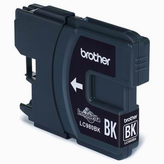 Brother LC-980BK LC980BK originální cartridge, toner, náplň, barva