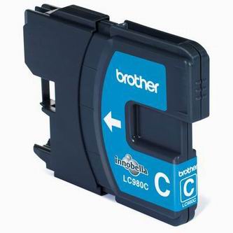 Brother LC-980C LC980C originální cartridge, toner, náplň, barva