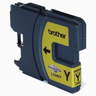Brother LC-980Y LC980Y originální cartridge, toner, náplň, barva