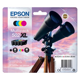 Epson 502 XL Multipack originální cartridge, toner, náplň, barva Série dalekohled