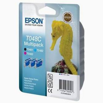 Obrazek Epson C13T048C4010 originální inkoustová kazeta, barva náplně purpurová, výtěžnost cartridge 430 stran