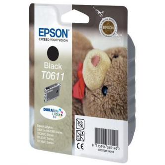 Obrazek Epson C13T06114020 originální inkoustová kazeta blistr, barva náplně černá, výtěžnost cartridge 250 stran