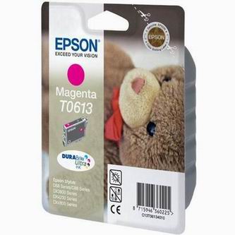 Obrazek Epson C13T06134010 originální inkoustová kazeta, barva náplně purpurová, výtěžnost cartridge 250 stran