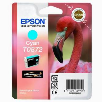 Obrazek Epson C13T08724010 originální inkoustová kazeta, barva náplně azurová