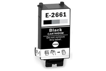 Obrazek Epson 266 T2661 kompatibilní inkoustová kazeta, barva náplně černá