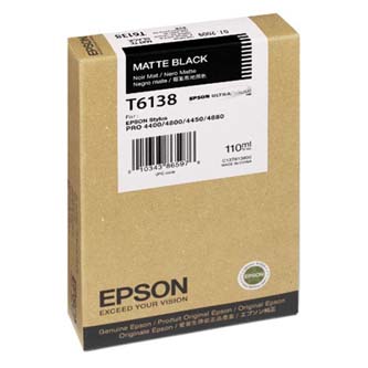 Obrazek Epson C13T613800 originální inkoustová kazeta, barva náplně černá
