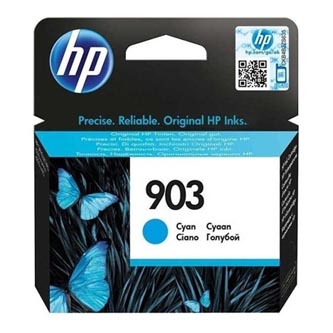 Obrazek HP 903 T6L87AE#301 originální inkoustová kazeta blistr, barva náplně azurová, výtěžnost cartridge 315 stran