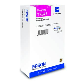 Epson T754 originální cartridge, toner, náplň, barva Epson T754 originální cartridge, toner, náplň, barva