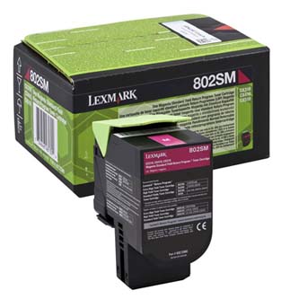 Obrázek Lexmark originální toner 80C2SM0, magenta, 2000str., return, Lexmark CX310dn, CX310n, CX410de, CX410 Obrazek 107182