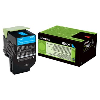 Obrázek Lexmark originální toner 80C2XC0, cyan, 4000str., return, extra high capacity, Lexmark CX510de, CX510dhe, CX510dthe Obrazek 107184