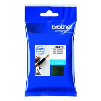 Brother LC3617C originální cartridge, toner, náplň, barva