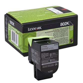 Obrázek Lexmark originální toner 80C20K0, black, 1000str., return, Lexmark CX310dn, CX310n, CX410de, CX410 Obrazek 142276