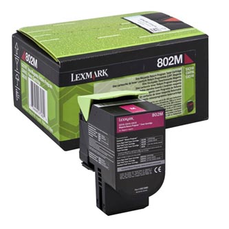 Obrázek Lexmark originální toner 80C20M0, magenta, 1000str., return, Lexmark CX310dn, CX310n, CX410de, CX410 Obrazek 142277