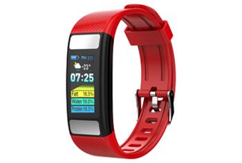 Obrázek Fitness náramek B-001, červený Obrazek 213475