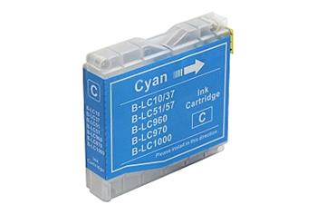 Obrázek LC-970 LC970C kompatibilní inkoustová kazeta, barva náplně azurová Obrazek 47988