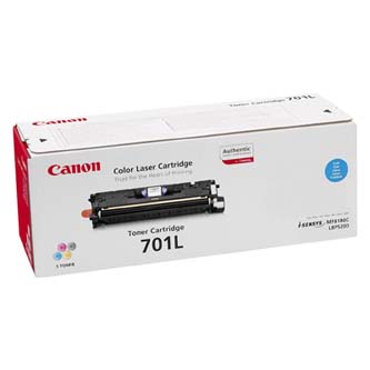 Obrázek Canon originální toner EP701, cyan, 2000str., 9290A003, Canon LBP-5200, Base MF-8180c Obrazek 48265