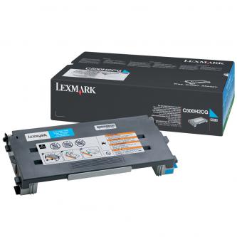 Obrazek Lexmark C500H2CG originální tonerová kazeta, barva náplně azurová, výtěžnost cartridge 3000 stran