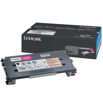 Obrázek Lexmark originální toner C500H2MG, magenta, 3000str., return, Lexmark C500, X500 Obrazek 48373