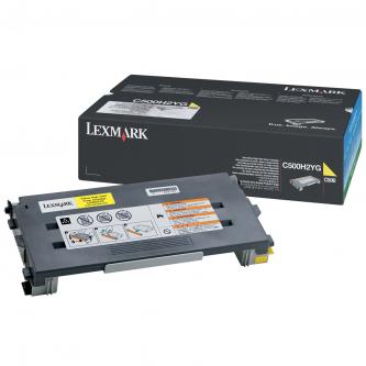 Obrázek Lexmark originální toner C500H2YG, yellow, 3000str., return, Lexmark C500, X500 Obrazek 48374