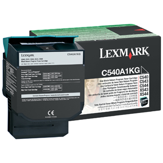 Obrázek Lexmark originální toner C540A1KG, black, 1000str., Lexmark C540, X543, X544, X543, X544 Obrazek 48388