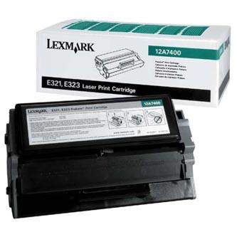 Obrázek Lexmark originální toner 12A7400, black, 3000str., return, Lexmark E321, E323 Obrazek 48454