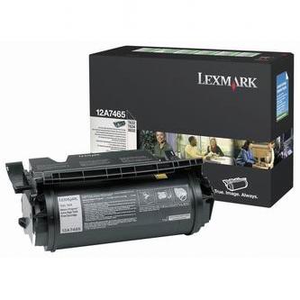 Obrázek Lexmark originální toner 12A7465, black, 32000str., return, Lexmark T632, T634 Obrazek 48462