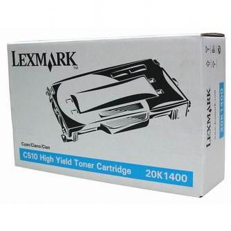 Obrázek Lexmark originální toner 20K1400, cyan, 6600str., Lexmark C510 Obrazek 48533