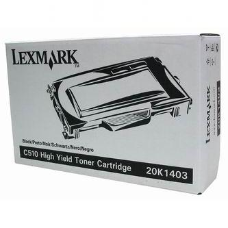 Obrázek Lexmark originální toner 20K1403, black, 10000str., Lexmark C510 Obrazek 48536