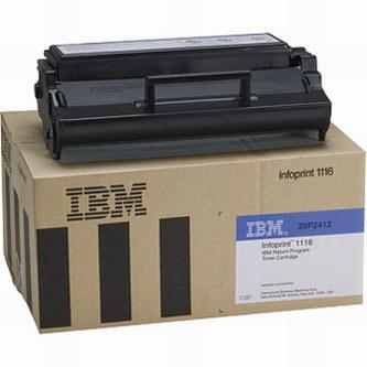 Obrazek Ibm 28P2412 originální tonerová kazeta, barva náplně černá, výtěžnost cartridge 3000 stran