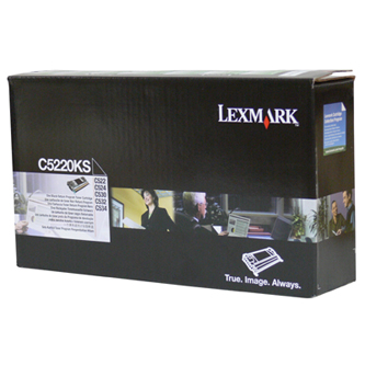 Obrázek Lexmark originální toner C5220KS, black, 4000str., return, Lexmark C522n, C524 Obrazek 48576