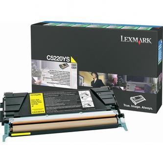 Obrázek Lexmark originální toner C5220YS, yellow, 3000str., return, Lexmark C522n, C524 Obrazek 48578