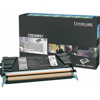 Obrázek Lexmark originální toner C5240KH, black, 8000str., return, Lexmark C524 Obrazek 48581